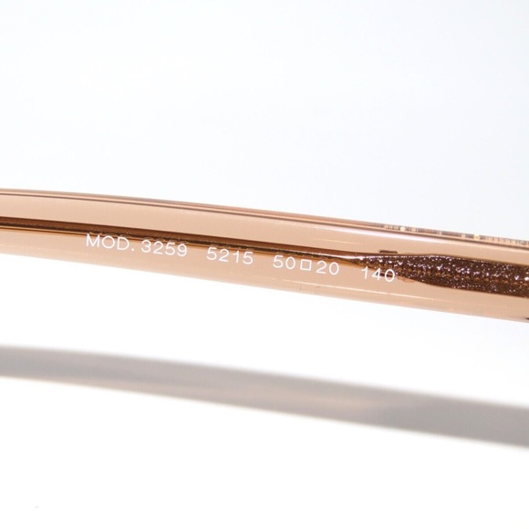 Versace Frame 3259 5215 50 Transparent Brown Eyeglasses VE3259 - Picture 4 of 5